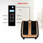 OrthoLax Foot & Calf Massager with heat, air compression and rollers relieves foot pain