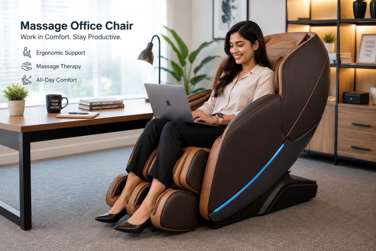 Massage Office Chair for ergonomic comfort and productivity in a modern workspace